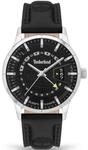 Timberland Herren Armbanduhr Bergeron in der Farbe Schwarz mit Lederarmband,