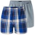 Schiesser Herren 2 Pack Boxershorts Baumwolle Web Multipack - Webboxer