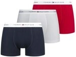 Tommy Hilfiger Herren 3er Pack Boxershorts Trunks mit Logomuster-Bund,...
