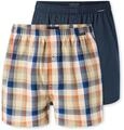 Schiesser Herren 2 Pack Boxershorts Baumwolle Web Multipack - Webboxer