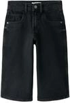 NAME IT Jungen Nkmben X-Skater DNM Jorts 7850-Rm Noos, Black, 128