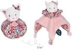 Doudou et Compagnie - DC3933 Kuscheltier mit Kugel, Rosa, 25 cm