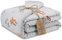 Babydecke Kuscheldecke Baby Decke Winterdecke mit Pl&uuml;schstoff 75x100 cm -