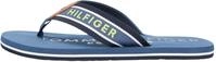 Tommy Hilfiger Herren Flip Flops Sporty Beach mit Gurtband-Riemen, Blau (Aegean...