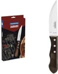 Tramontina 21199/931 Jumbo-Steakmesser-Set, 4-teilig 5 Zoll mit braunen Griffen