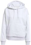 adidas Damen Essentials 3-Stripes Fleece Hoodie Sweatshirt, Light Grey...