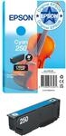 Original Epson 250 Violin Singlepack Tintenpatrone | Cyan | 1x 4,8 ml | Original