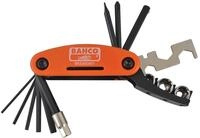 Bahco BKE850901N Akku Multifunktionswerkzeug Gemischtes Fahrrad-Klappwerkzeug-Set L.