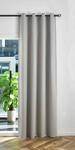 Gardinenbox Verdunkelungsvorhang &Ouml;sen Raffhalter HxB 225x145 cm Sand 100%