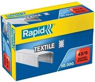 Rapid 24872200 Heftklammern 43/6mm Super Strong, verzinkt, 10000 St&uuml;ck