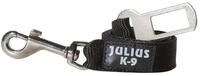 JULIUS K-9 16SGA-2, Sicherheitsgurtadapter f&uuml;r Hunde 10-20 kg schwarz