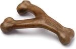 Benebone Wishbone f&uuml;r Hunde, mittlerer Speckgeschmack &ndash; Knochenspielzeug f&uuml;r
