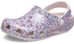 Crocs,Unisex Kinder,Classic Dazzle Glitter Clog K,Kakaocreme,28-29