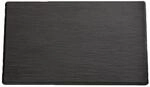 APS 83955 GN 1/1 Tablett SLATE, 53 x 32,5 cm, H&ouml;he 1 cm, Melamin, schwarz,