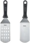 Westmark Set 2tlg.: 2 Profi-Wender/Grill-Spachtel (Gewinkelt, Flexibel) mit...