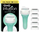 Wilkinson Sword - Intuition Sensitive Care f&uuml;r Frauen, Rasiergriff +6...