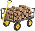 VEVOR Bollerwagen 116,8x76x43 cm, Transportwagen, Gartenwagen, Ger&auml;tewagen,