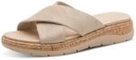 Jana Damen Softline Leather Wedge/Plat Mule 8-27701-46 Flache Sandale, Gold, 36...