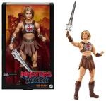 Barbie Signature-Puppe, Ken He-Man-Sammelfigur mit Kampfharnisch, Schwert,