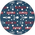 Bosch EXPERT O780 Folienschleifscheibe, 150 mm, G240 | f&uuml;r Hartholz, Farbe auf...
