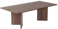 Eleganter Couchtisch in Walnuss, 100% melaminbeschichtete Spanplatte, 18 mm dick 