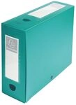 Exacompta 59933E 10er Pack Sammelbox OPAK 100mm mit Druckknopf aus blickdichtem