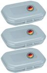 Westmark 3 Brotdosen/Snackboxen -Mini- 300 ml, mit Klick-Verschluss, H&ouml;he: je...