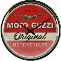 Nostalgic-Art Retro Wanduhr, &Oslash; 31 cm, Moto Guzzi &ndash; Original Motorcycles &ndash;