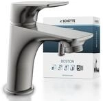 SCH&Uuml;TTE 33212 BOSTON Wasserhahn Bad Graphit matt, Waschtischarmatur,...