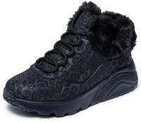 Skechers M&auml;dchen UNO Lite Cozy LeopardSneaker