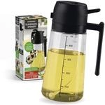 GOURMETmaxx 2-in-1 &Ouml;lspr&uuml;her & &Ouml;lspender aus Glas | feiner Nebel...