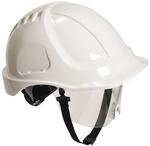 Portwest PW54 Endurance Plus Visier Sicherheitshelm Wei&szlig;