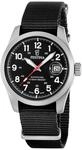 Festina Swiss Made Herrenuhr aus Edelstahl mit Nylonarmband F20082/3