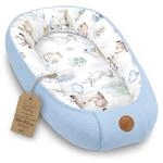 Babynest Neugeborene Nestchen Baby 50x90cm - Kokon Handmade zweiseitig aus Baumwolle