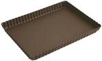 GOBEL 225710 Rechteckige Torte mit festem Boden mit Antihaftbeschichtung