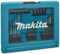 Makita&reg; B-49389 Bit/Bohrerset Metallbohrer Holzbohrer Schraubendreher-Bit 33Stk.
