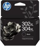 HP 302XL/304XL Schwarz Original Druckerpatrone, hohe Reichweite