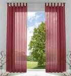 Gardinenbox 2er-Pack Gardinen Transparent Vorhang Set Wohnzimmer Voile...
