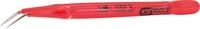 KS Tools 117.1624 Isolierte Pinzette, gebogen, 15,5mm