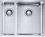 Franke Box K&uuml;chensp&uuml;le BXX 260/160-34-16 Edelstahl Seidenglanz &Uuml;berlaufloch