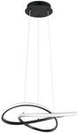 Reality Leuchten Pendelleuchte Mansa R33111132 | Metall Schwarz matt, 36 Watt...