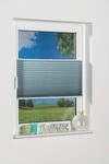 K-home Klemmfix-Plissee Petrol 110 x 130 cm (B x L) Lichtschutz +++ Moderne Crushed