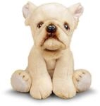 Animigos Pl&uuml;schtier Franz&ouml;sische Bulldogge, Stofftier im realistischen Design,
