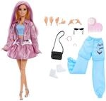 Barbie Deluxe Style-Puppe in Metallic-rosafarbenem Barbiecore-Rock und Jacke, 4