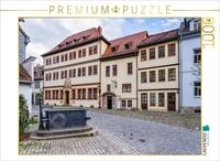 CALVENDO Puzzle Brunnen an der Stiftsgasse | 1000 Teile Lege-Gr&ouml;&szlig;e 64 x 48 cm