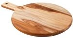 Tramontina - Schneidebrett, rund, 40 x 30 x 1,8 cm, FSC-Teakholz
