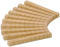 WISSNER aktiv lernen - 100 Dienes Zehnerst&auml;be - RE-Wood