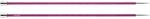 KnitPro Stricknadeln Royale Single Ended, Birchwood/Messing, Mehrfarbig, 40 cm x 4,00