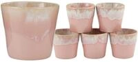 CreaTable, 23727, Serie Grespresso, 6-teiliges Geschirrset, Lungo Set aus Steinzeug,