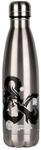 Konix Dungeons & Dragons Isolierflasche - Edelstahl - 500 ml - Logo-Motiv - Silber